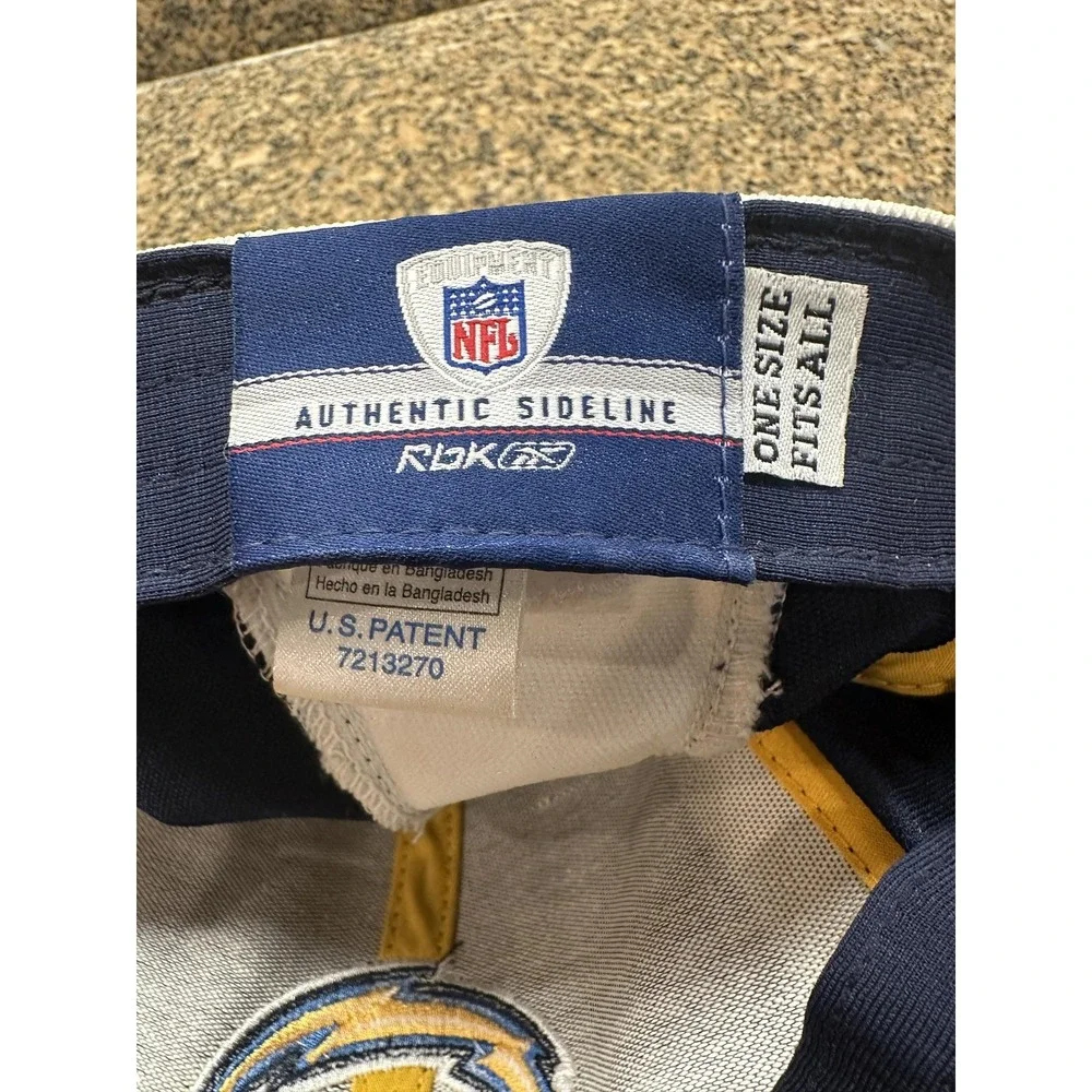 San‎ Diego Chargers Hat Cap Mens One Size Navy White Yellow NFL Football Reebok